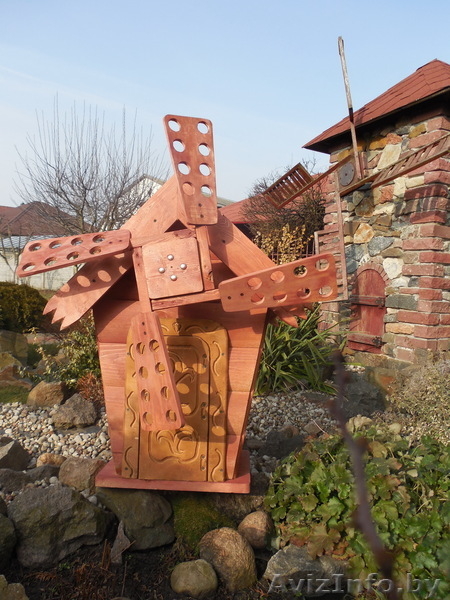 декоративные изделия из дерева для украшения приусадебного участка, двор тер-рии - Изображение #1, Объявление #1057603