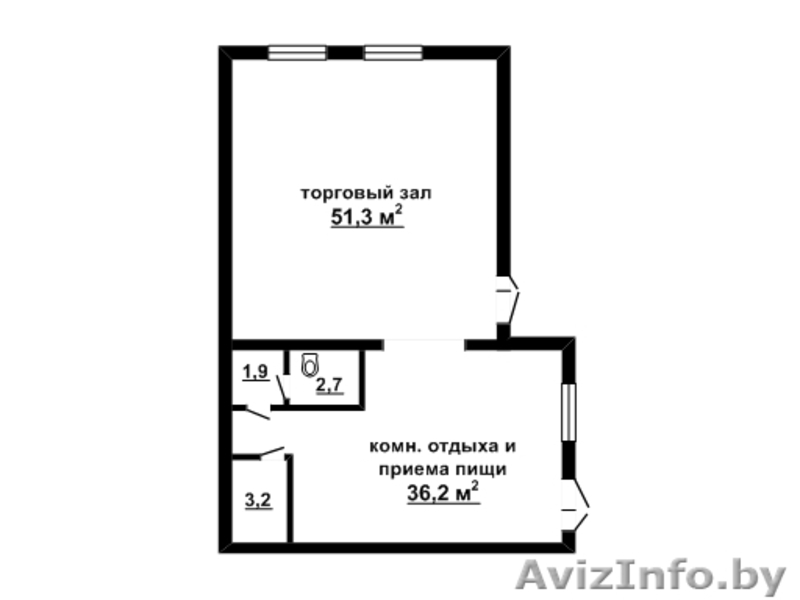 нежилое помещение (адм-торговое) в собственность, Брест, центр, 95,3 кв.м 140294 - Изображение #2, Объявление #1125267