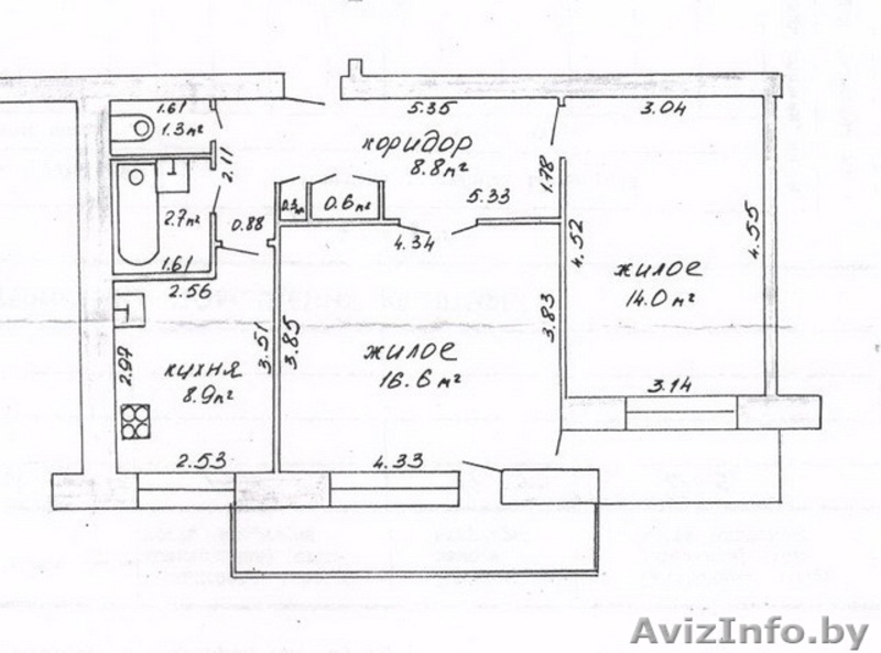 2-х комн.квартира ул.Московская - Изображение #10, Объявление #1113073