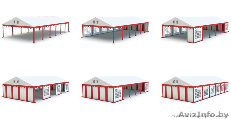 Комерческий Шатер (5м х 20м) 100 м.кв Стандарт - Изображение #5, Объявление #1145668