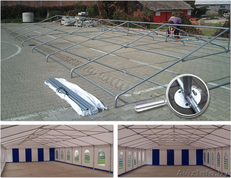 Комерческий Шатер (5м х 20м) 100 м.кв Стандарт+ - Изображение #5, Объявление #1145669