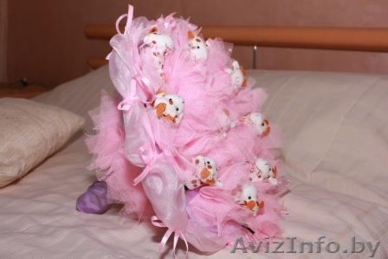 Букеты из мягких игрушек к выписке из Роддома и любому празднику в Бресте. - Изображение #2, Объявление #1170881