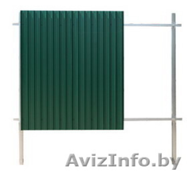 Профильный лист для кровли,  стеновой (для заборов), оцинкованный - Изображение #2, Объявление #1181424