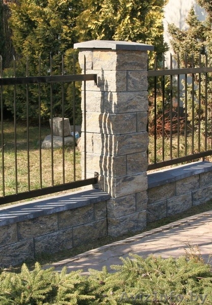 Бетонные декоративные блоки для заборов - Изображение #1, Объявление #1294335