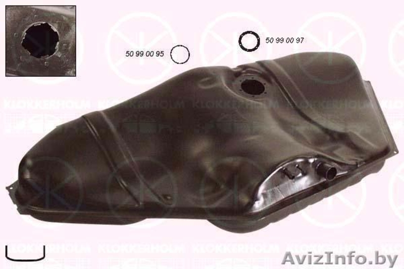 Бак топливный  опель вектра (08/1988-11/1995) - Изображение #1, Объявление #1371443