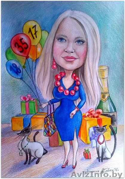 Весёлые шаржи для любимых - Изображение #8, Объявление #1376209