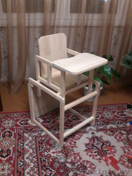 Стул-стол для кормления, новый, деревянный. - Изображение #1, Объявление #1374519