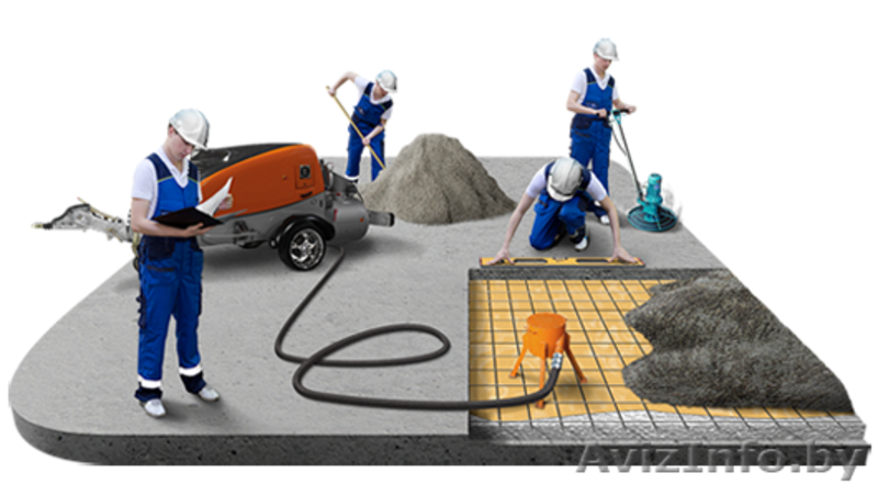 Сухопрессованная стяжка пола- ровные полы  - Изображение #2, Объявление #1491345