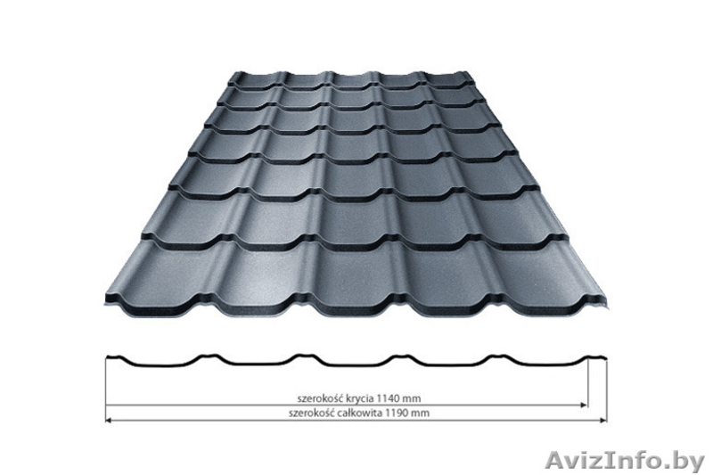 Металлочерепица MONA, польского производителя Regamet - Изображение #2, Объявление #1532648