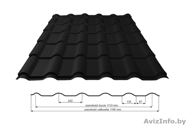 Польская металлочерепица Regamet OLIMPIA - Изображение #2, Объявление #1532649