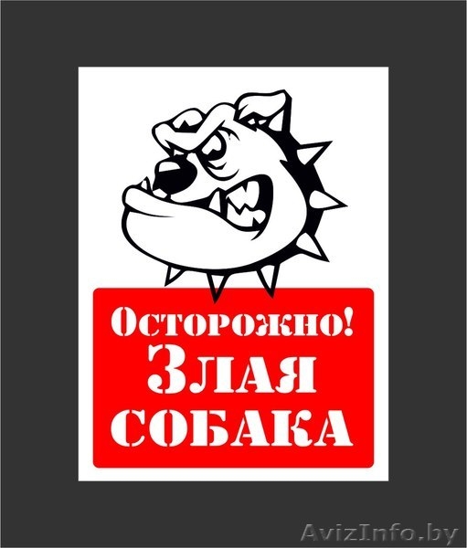 Адресные таблички на дом, таблички злая собака - Изображение #3, Объявление #1576580