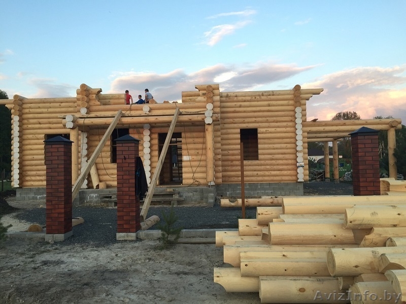 Изготовление домов и бань из оцилиндрованного бревна. - Изображение #9, Объявление #1589392