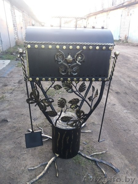 мангал покрашеный,отлично подходит для дизайна на даче - Изображение #1, Объявление #1599895