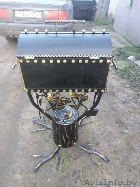 мангал покрашеный,отлично подходит для дизайна на даче - Изображение #2, Объявление #1599895