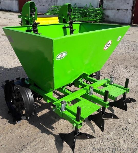 Картофелесажалка 2-х рядная бункер 350 кг КСН-2ЛУ-01 (с бачком для мин. удоб.) - Изображение #3, Объявление #1629050