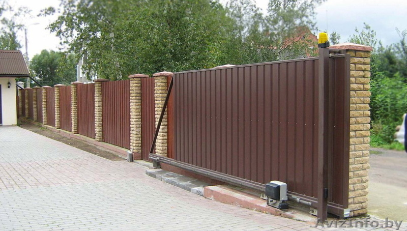 Вьездные ворота (распашные, откатные, гаражные) - Изображение #1, Объявление #1635955