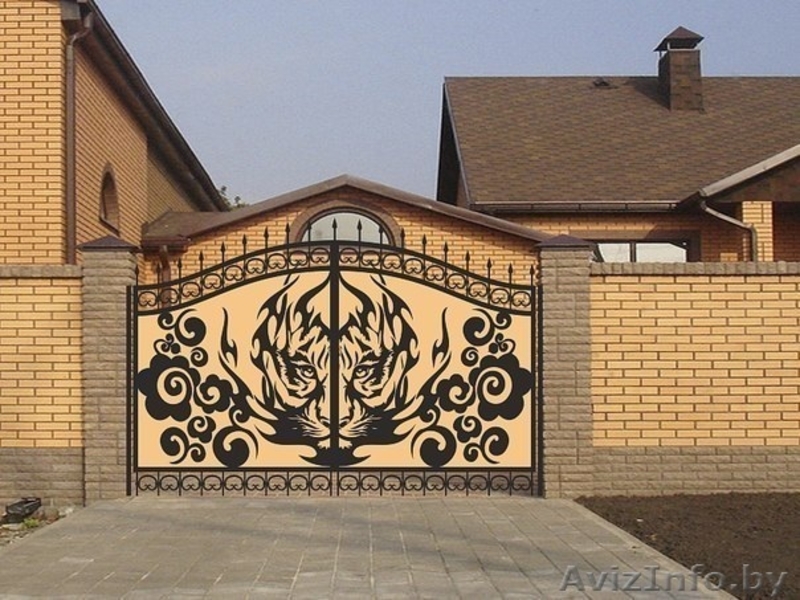 Вьездные ворота (распашные, откатные, гаражные) - Изображение #3, Объявление #1635955