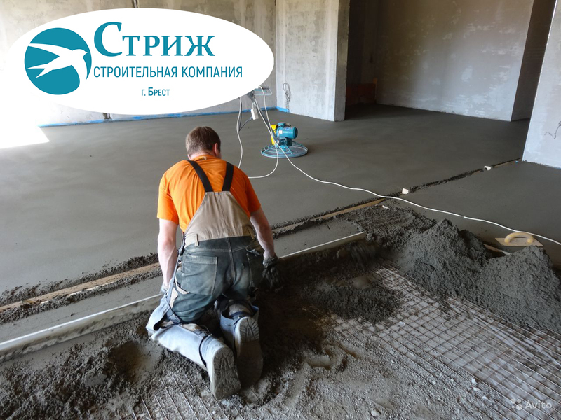 Стяжка пола Брест - Изображение #1, Объявление #1658031